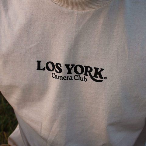  LOS YORK Camera Club Heavy Weight T Black or Off White