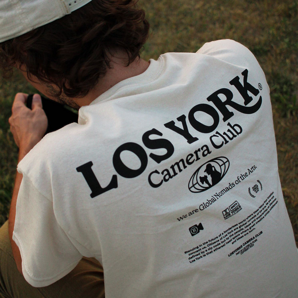 LOS YORK Camera Club Heavy Weight T Black or Off White