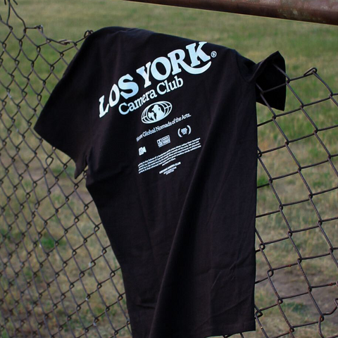  LOS YORK Camera Club Heavy Weight T Black or Off White